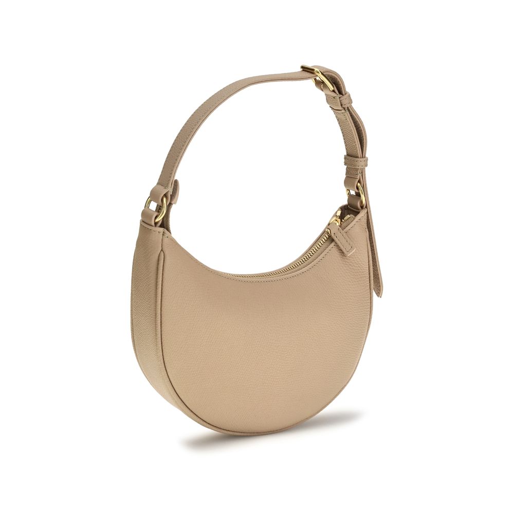 Valentino Garavani Beige Calf Leather Bos Taurus Shoulder Bag for Women