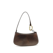 Staud Brown Calf Leather Bos Taurus Shoulder Bag