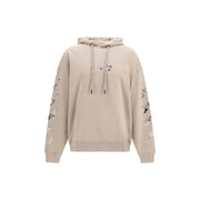 Off-White Beige Cotton Sweatshirt