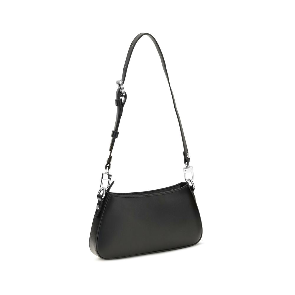 Vivienne Westwood Black Calf Leather Bos Taurus Shoulder Bag for Women