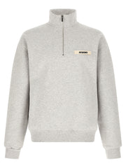 Jacquemus Gray Cotton Sweatshirt