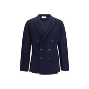 Lardini Blue Wool Oves Aries Blazer for Men