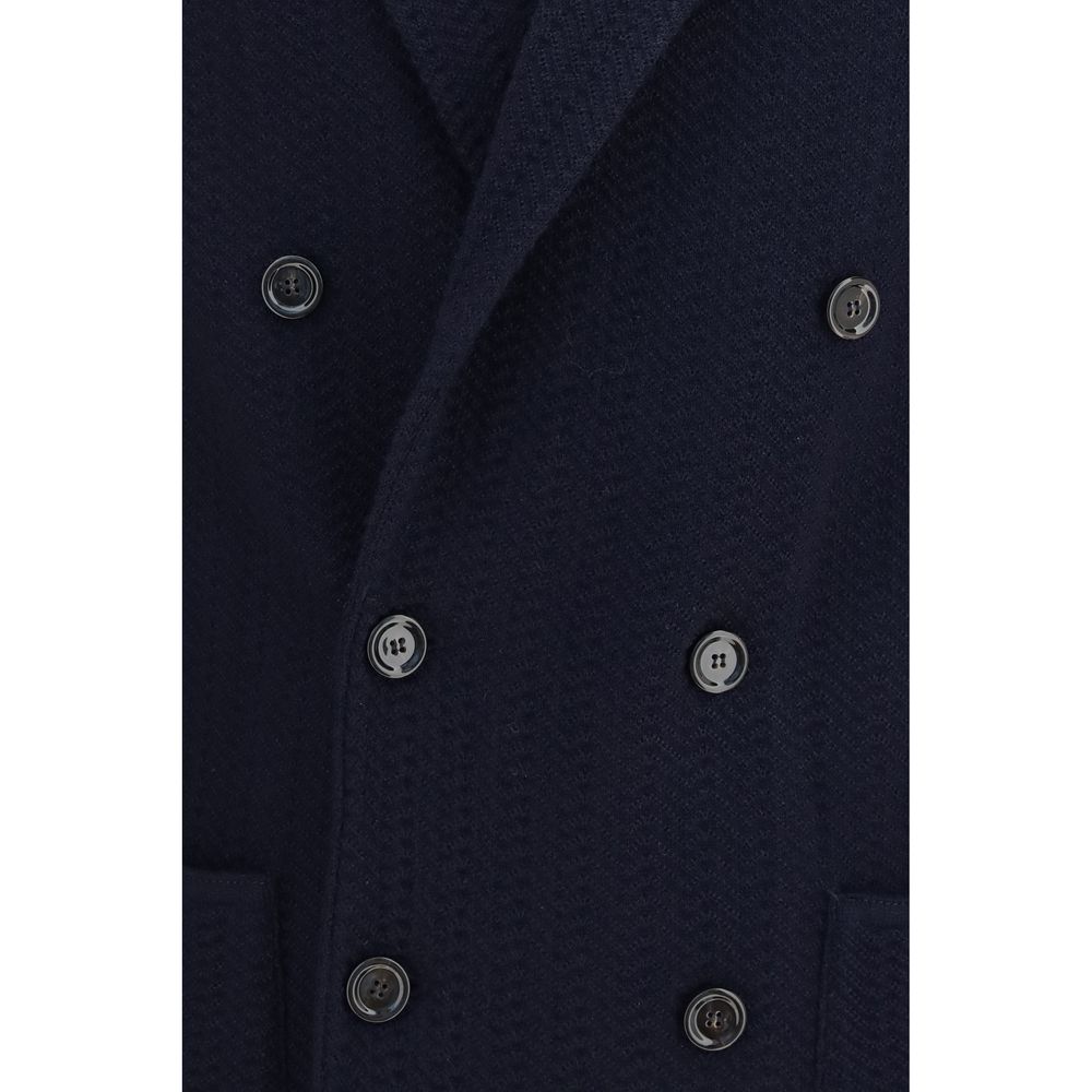 Lardini Blue Wool Oves Aries Blazer for Men