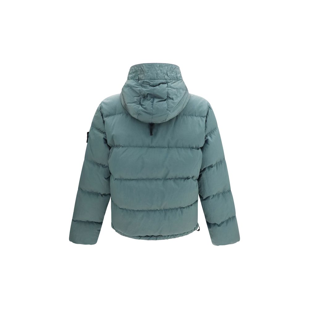 Stone Island Bicolor Polyamide Full-Length Jacket for Men