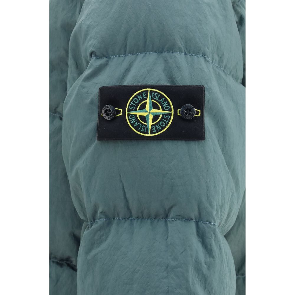 Stone Island Bicolor Polyamide Full-Length Jacket for Men