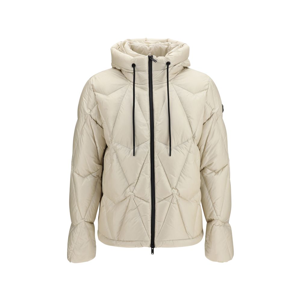 Moose Knuckles Beige Nylon Full-Length Jacket for Men