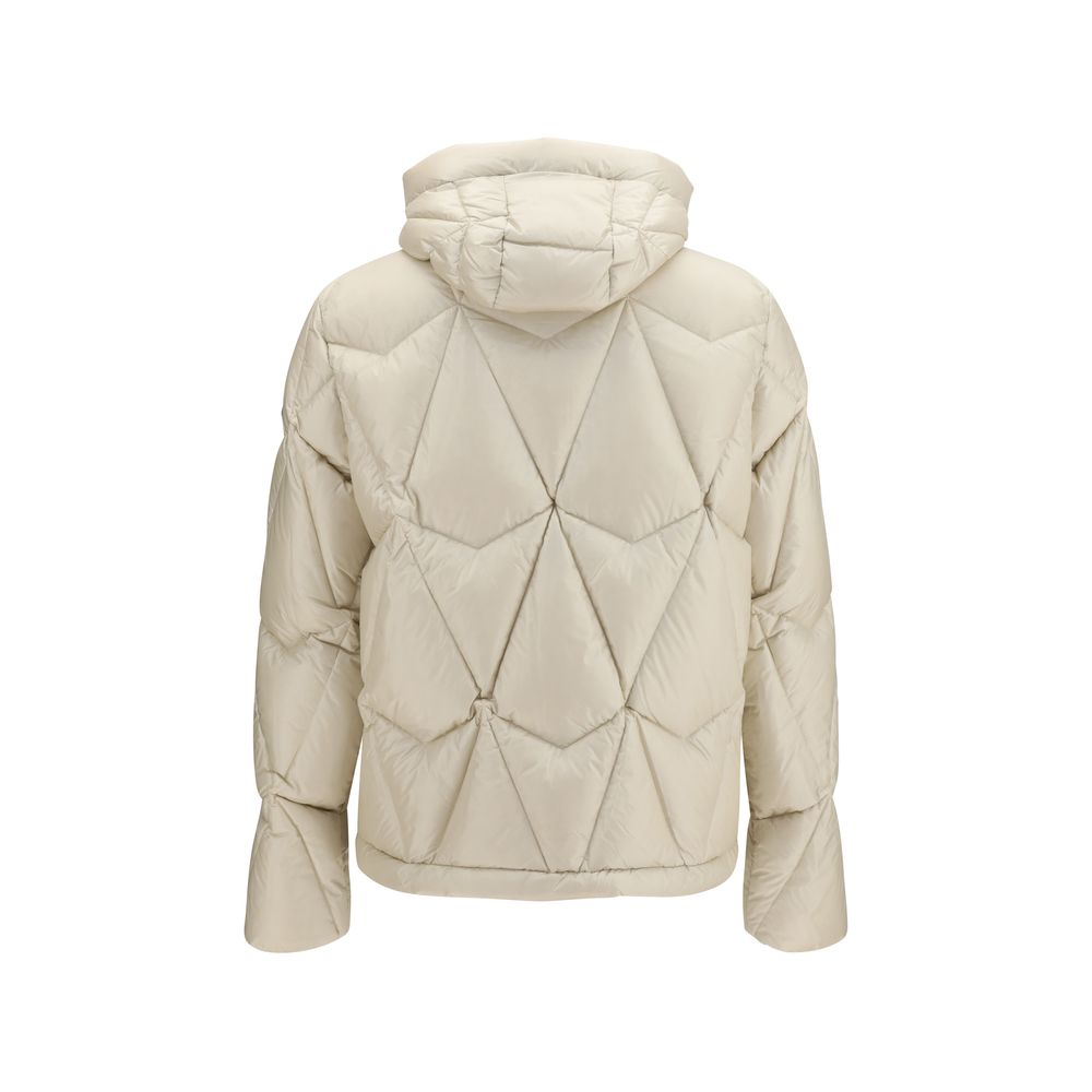 Moose Knuckles Beige Nylon Full-Length Jacket for Men