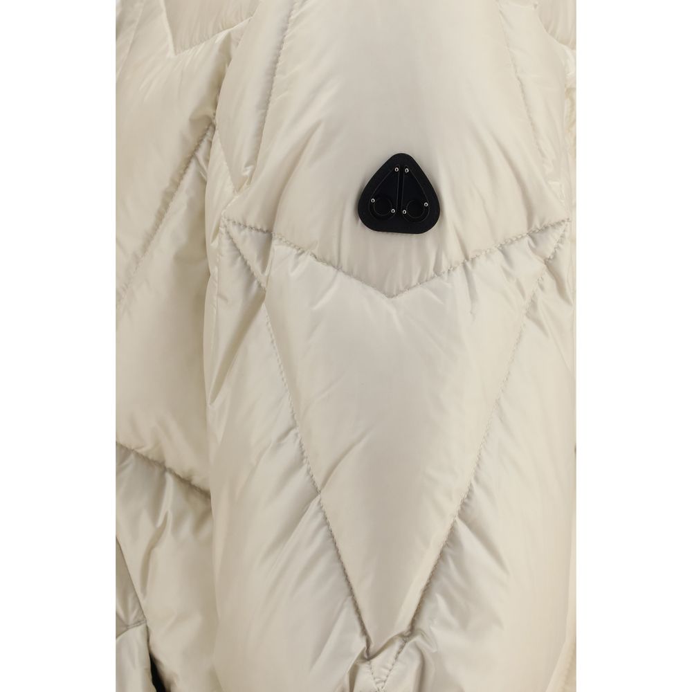 Moose Knuckles Beige Nylon Full-Length Jacket for Men