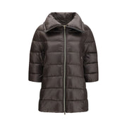 Herno Gray Polyester Full-Length Jacket for Women