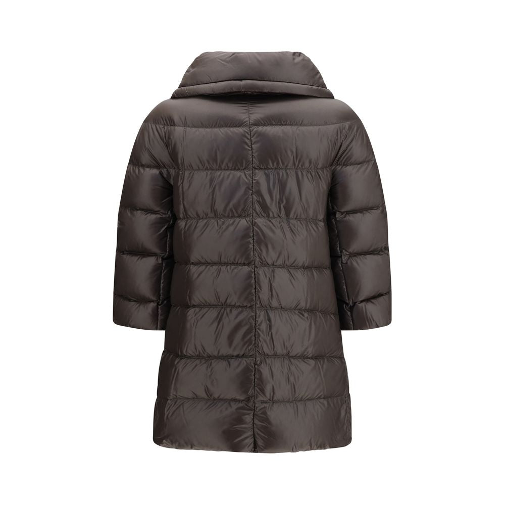 Herno Gray Polyester Full-Length Jacket for Women