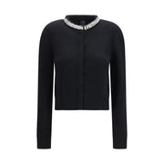 PINKO Black Wool Oves Aries Cardigan for Women