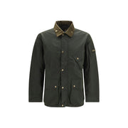 Barbour International Bicolor Cotton Full-Length Jacket