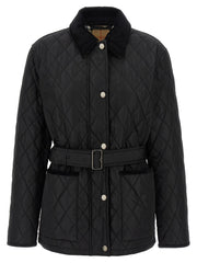 Burberry Black Polyamide Full-Length Jacket