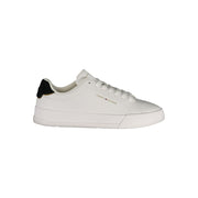 Tommy Hilfiger White Polyurethane Men's Sneaker
