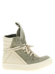 Rick Owens Bicolor Calfskin Athletic Sneakers for Women