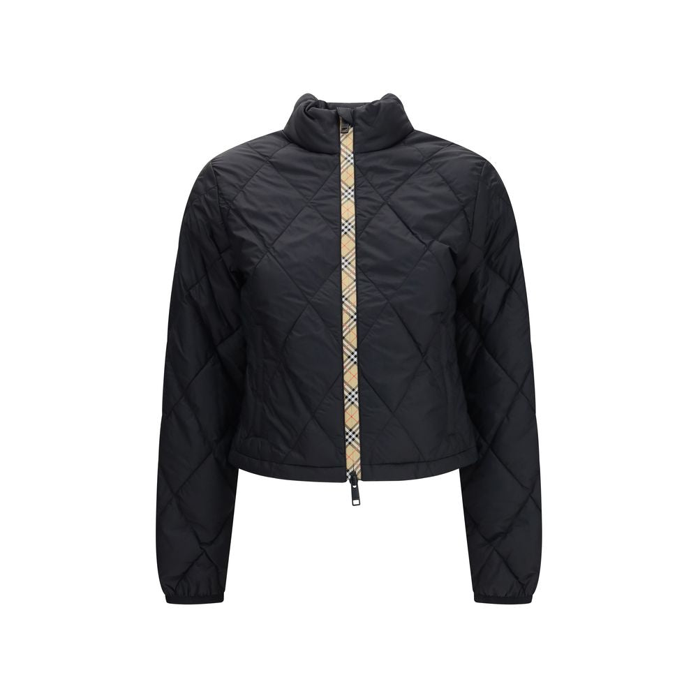Burberry Black Polyamide Full-Length Jacket for Women