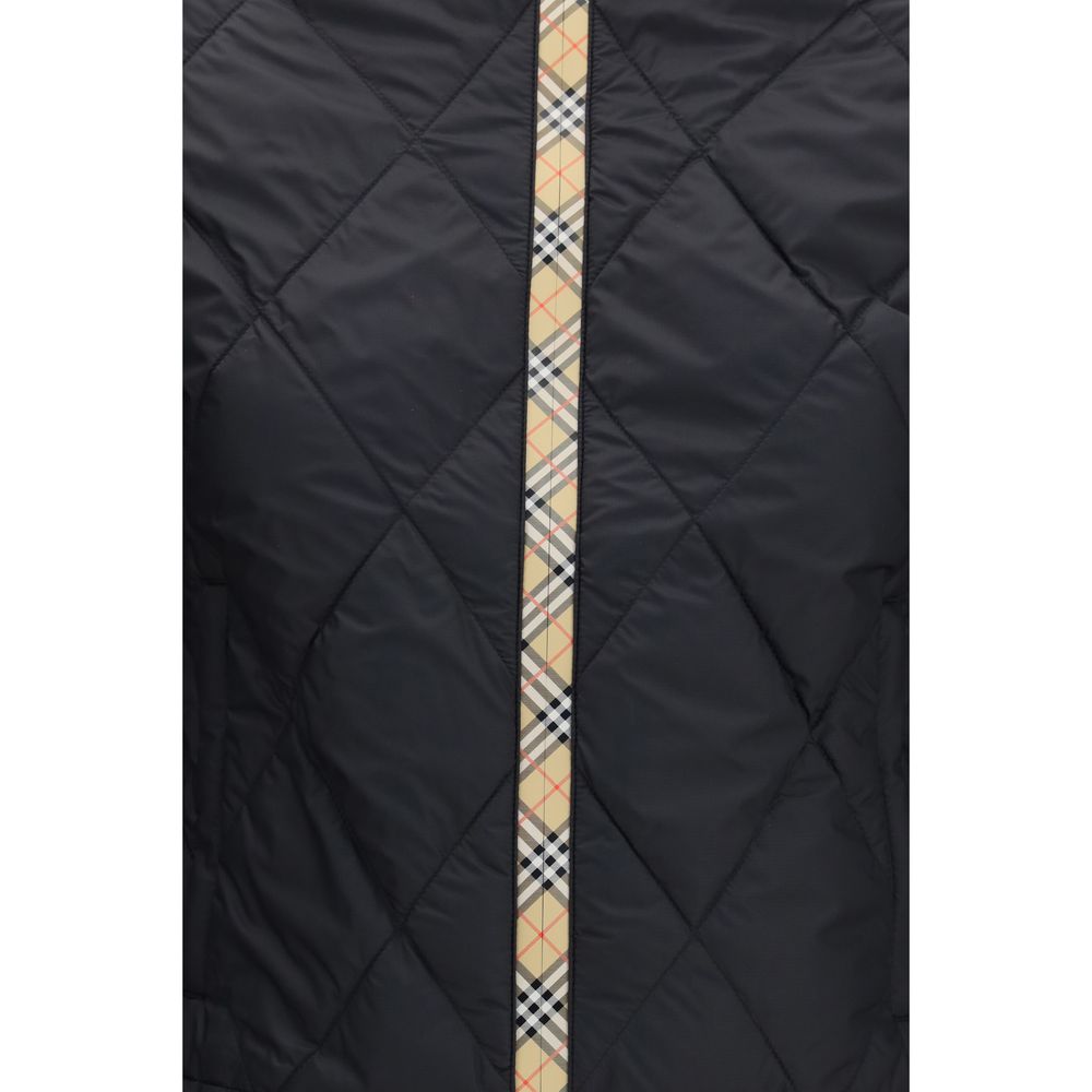 Burberry Black Polyamide Full-Length Jacket for Women