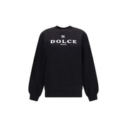 Dolce & Gabbana Black Cotton Sweatshirt