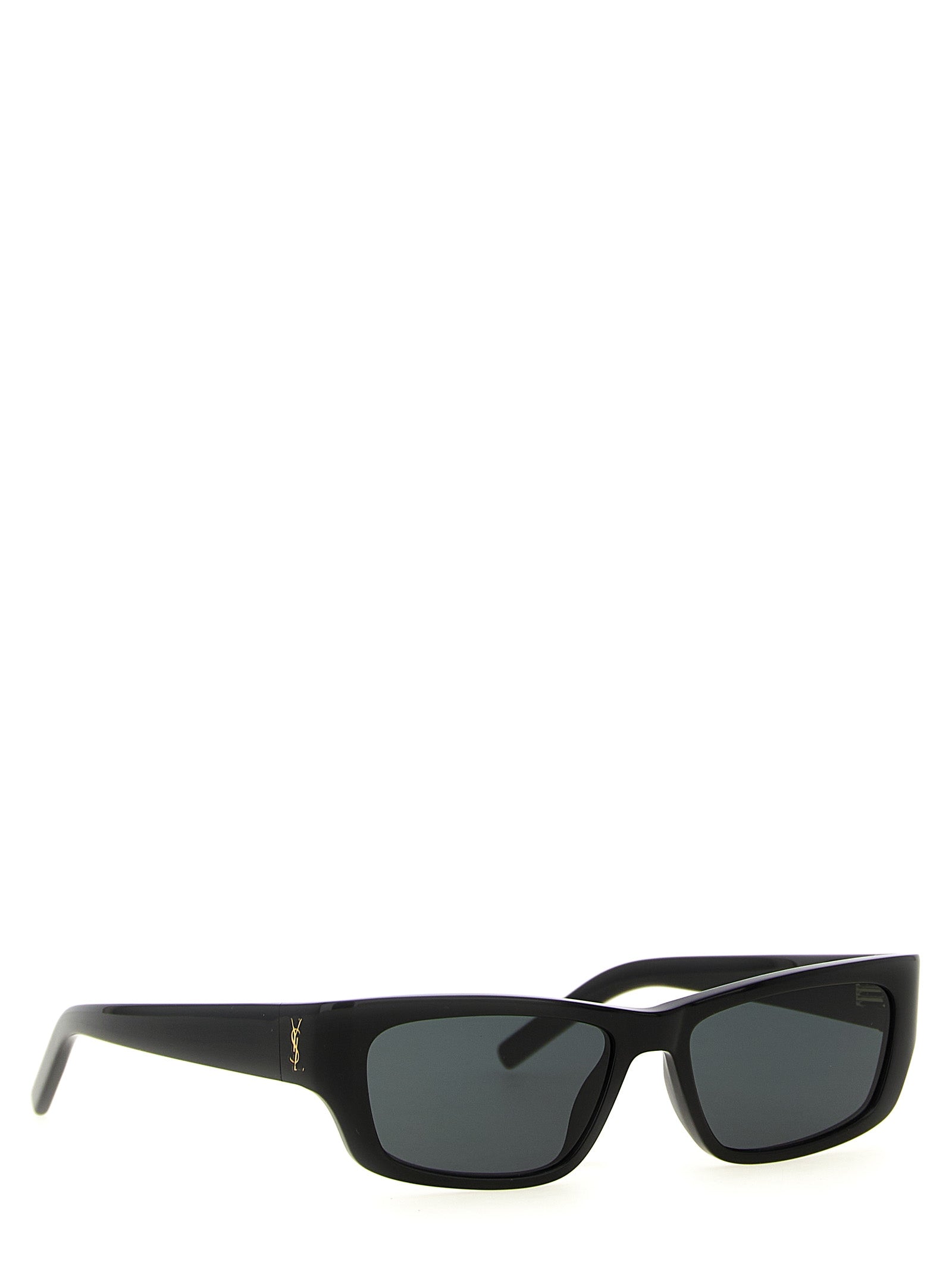 Saint Laurent Black Acetate Sunglasses for Women