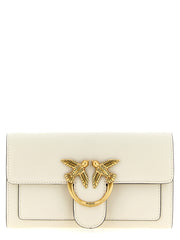 PINKO White Calfskin Cardholder