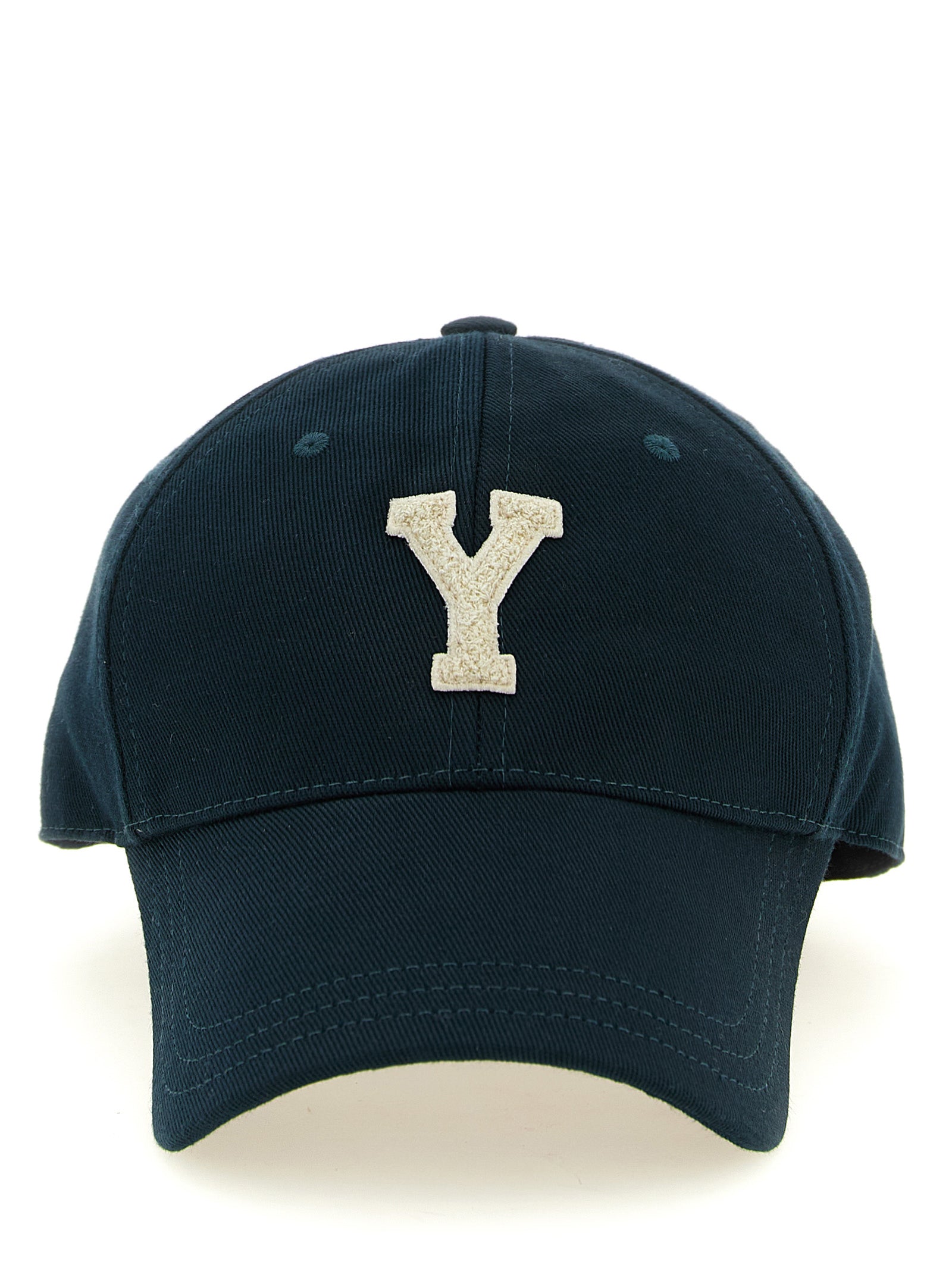 Saint Laurent Bicolor Cotton Cap (Baseball Hat) for Men