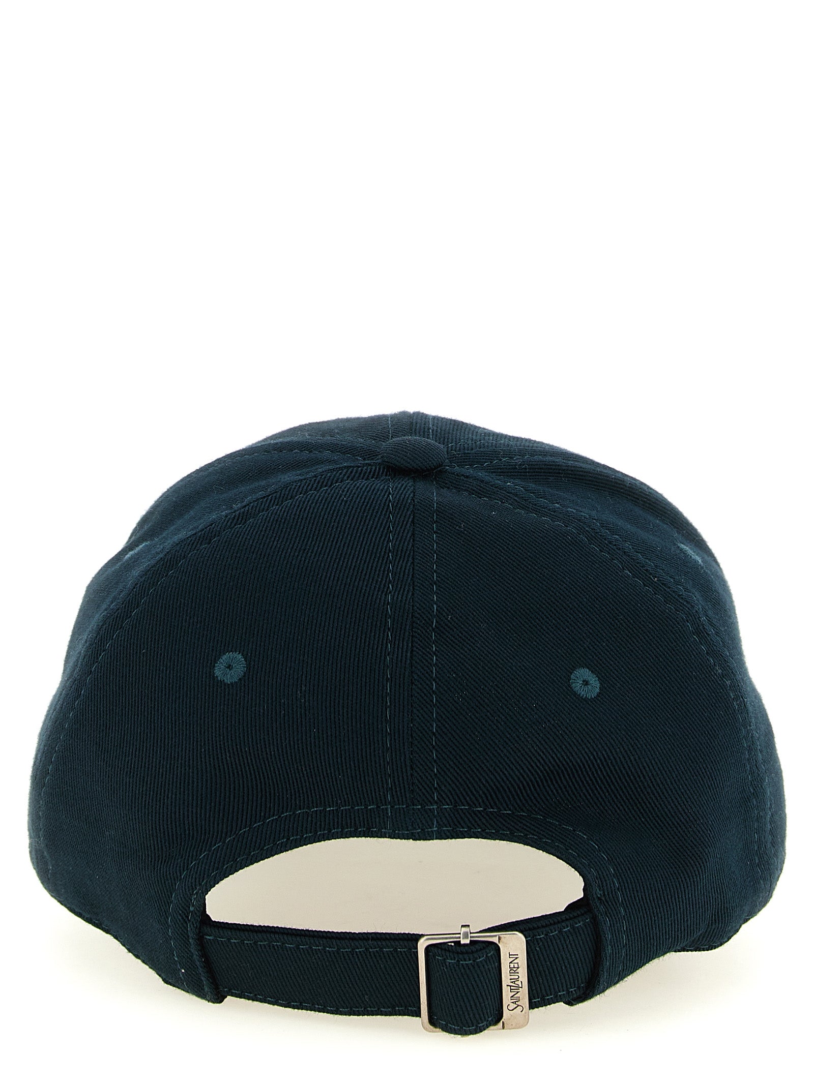 Saint Laurent Bicolor Cotton Cap (Baseball Hat) for Men