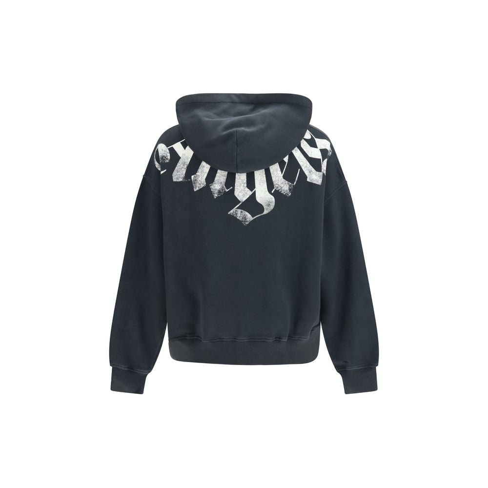 Palm Angels Black Cotton Sweatshirt