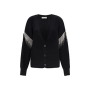 Max Mara Black Wool Oves Aries Cardigan
