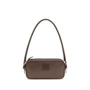 Miu Miu Brown Calf Leather Bos Taurus Shoulder Bag