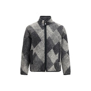 Moncler Gray Wool Oves Aries Sweatshirt