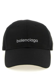 Balenciaga Black Polyester Cap (Baseball Hat)