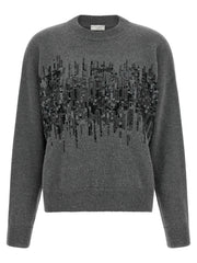 Peserico Gray Wool Cardigan