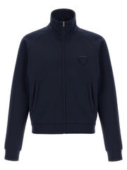 Prada Blue Polyester Sweatshirt