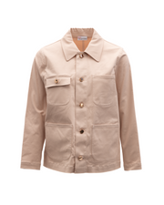 Valentino Garavani Women Beige Cotton Denim Jacket