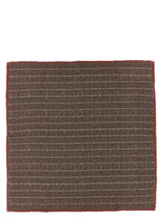 Brunello Cucinelli Brown Silk Scarf