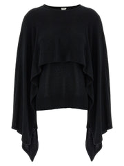 TOTEME Black Silk Cardigan