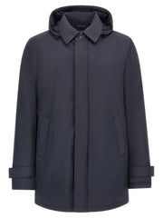 Herno Blue Polyester Parka