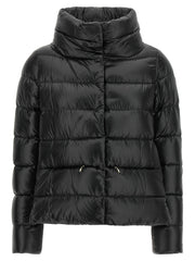 Herno Black Polyamide Full-Length Jacket