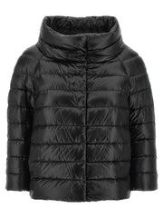 Herno Black Polyamide Full-Length Jacket for Women