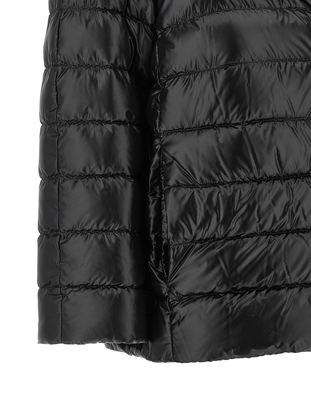 Herno Black Polyamide Full-Length Jacket for Women