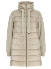 Herno Beige Polyamide Full-Length Jacket