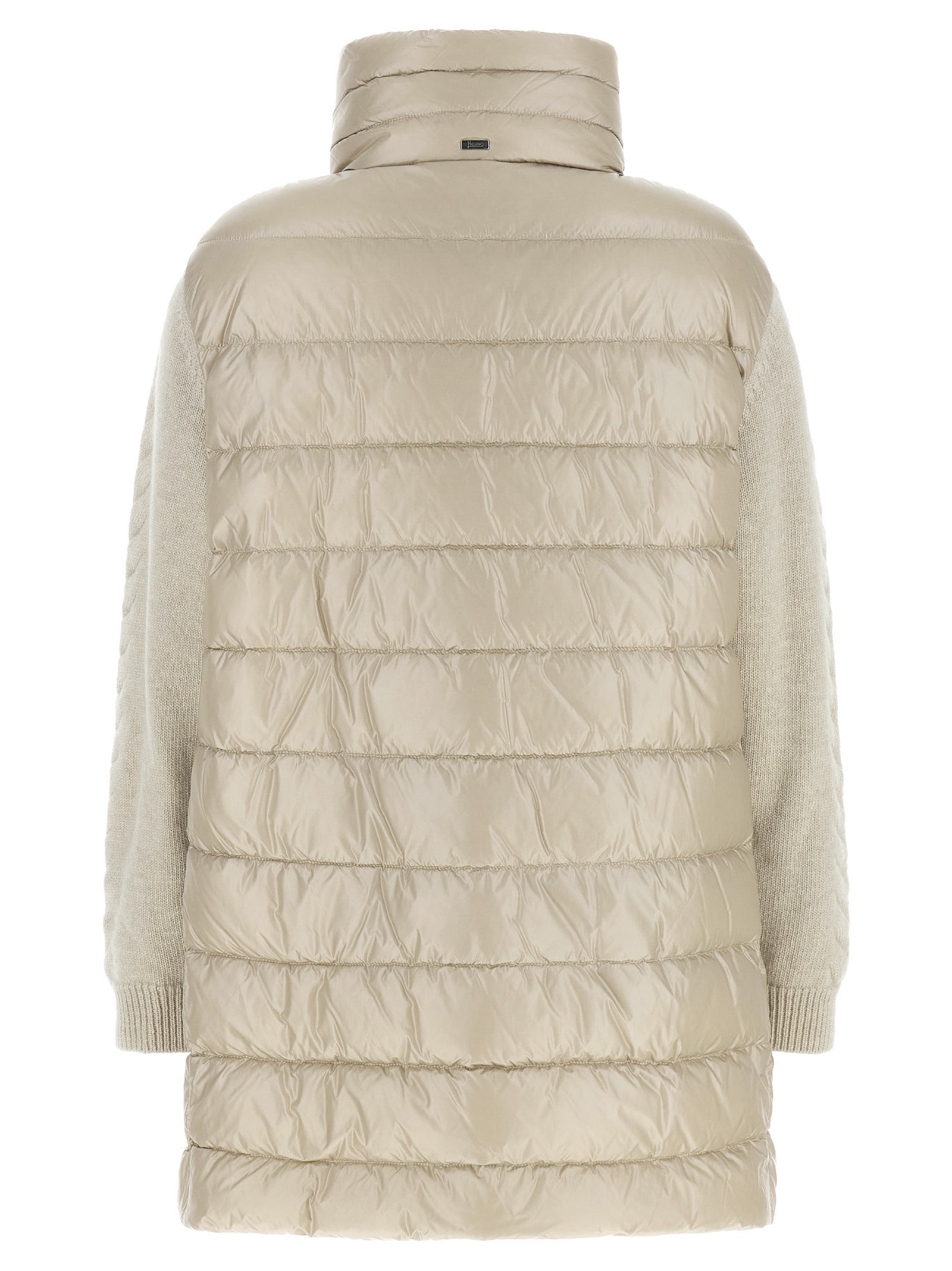 Herno Beige Polyamide Full-Length Jacket