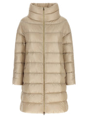Herno Beige Polyamide Coat for Women