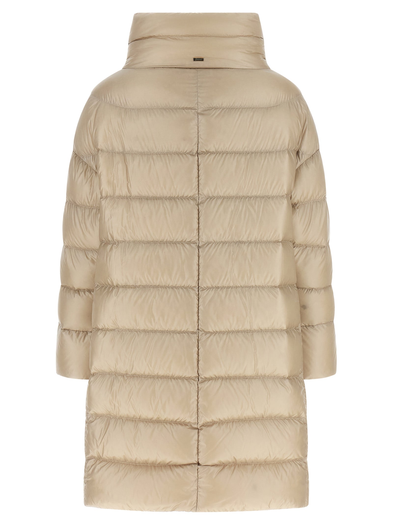 Herno Beige Polyamide Coat for Women