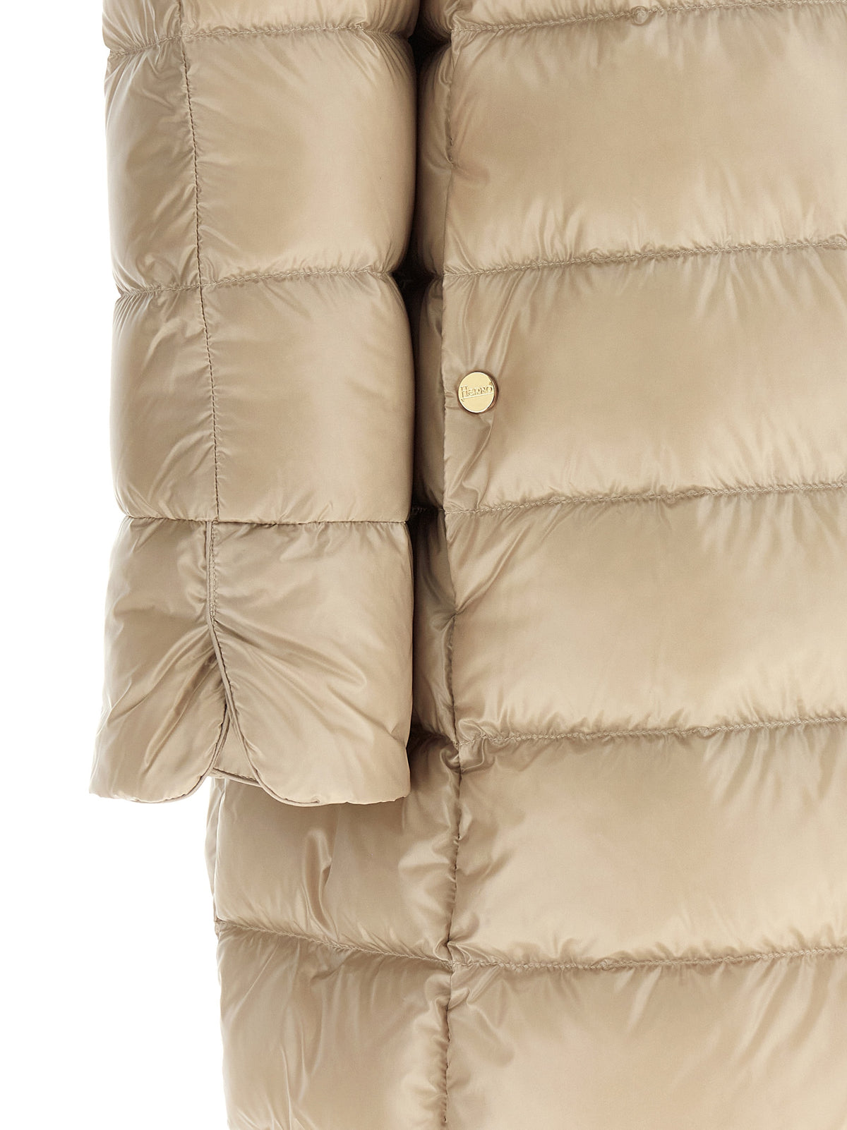 Herno Beige Polyamide Coat for Women