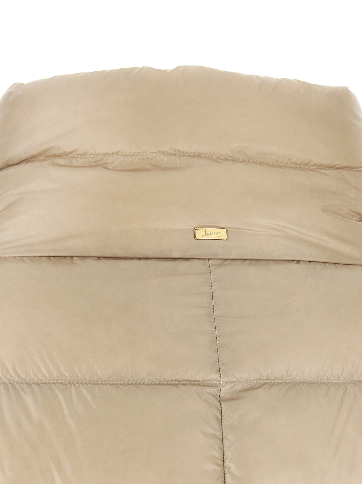 Herno Beige Polyamide Coat for Women