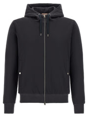 Herno Blue Cotton Shell Jacket