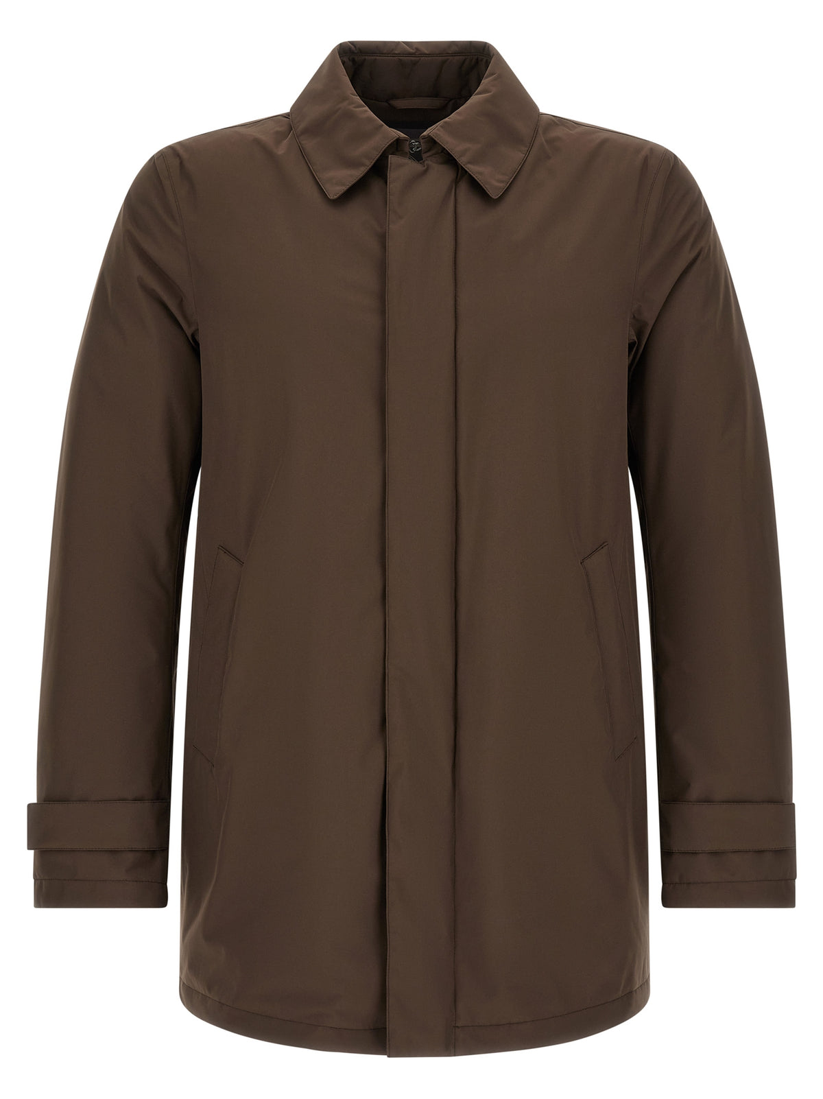 Herno Brown Polyester Parka for Men