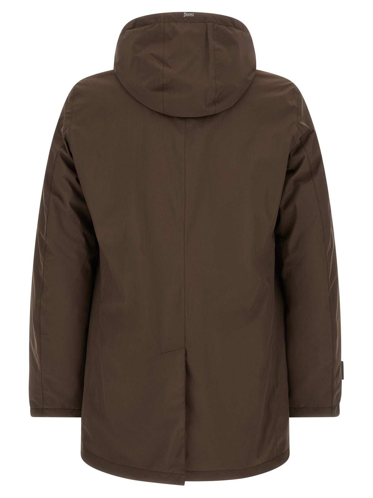 Herno Brown Polyester Parka for Men