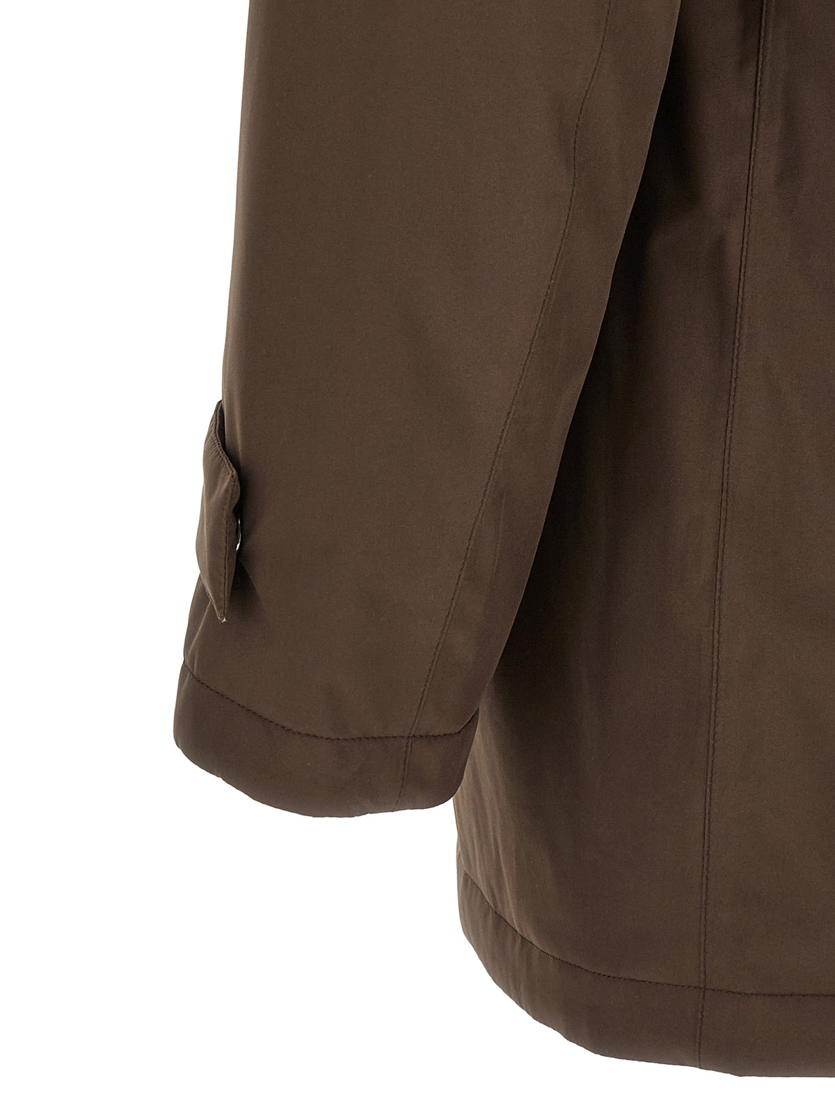 Herno Brown Polyester Parka for Men